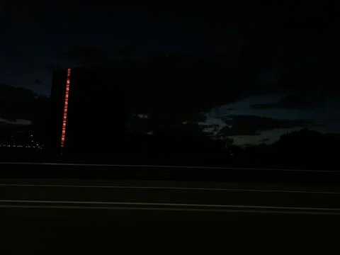 Amsterdam Science Park Equinix Data Center Seen from the A10 Ring Road Stockfoto's