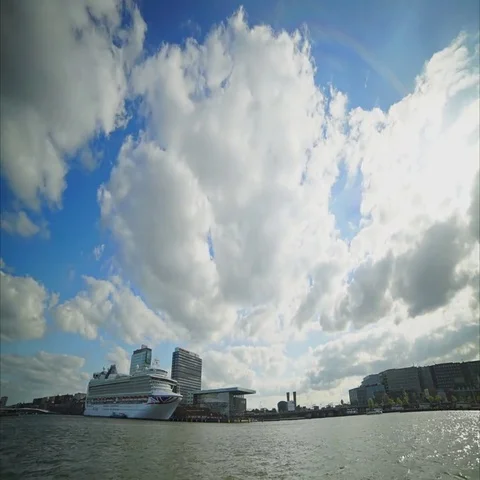Amsterdam sky Stock Footage 69475721