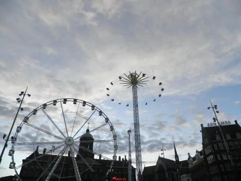 Amsterdam square Stock Photos