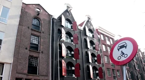 Amsterdam street Stock Footage 57110423