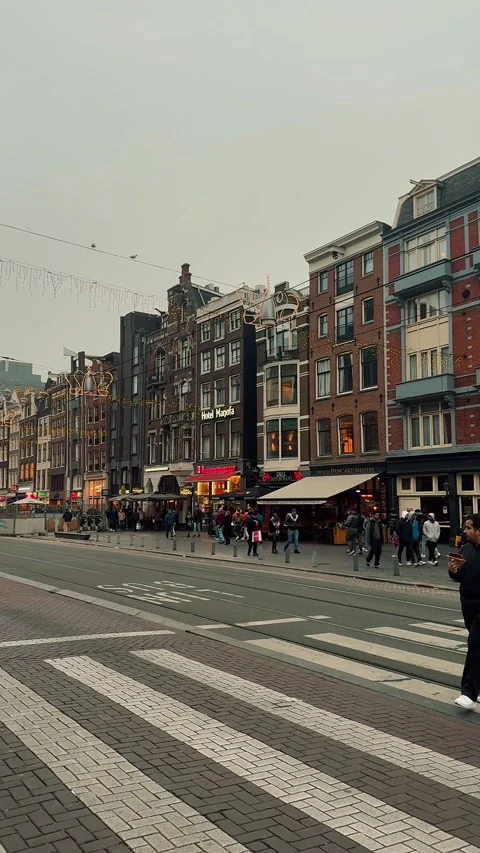 Amsterdam Streets 15 (Editorial) Stock Footage 321766720