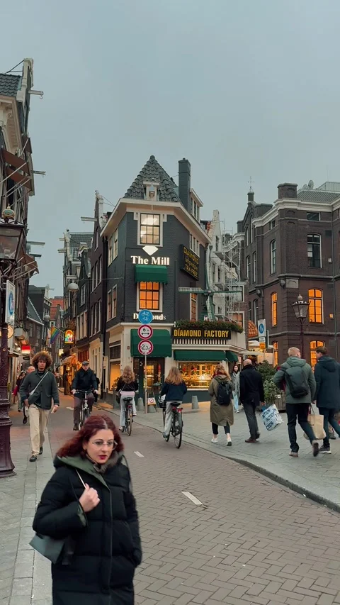 Amsterdam Streets 20 (Editorial) Stock Footage 321766745