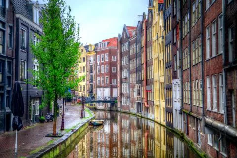 Amsterdam in the summer Stock Photos