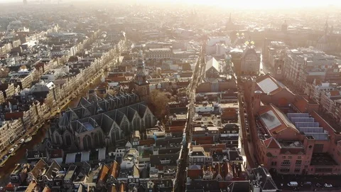 Amsterdam at sunset Vidéo 86260864
