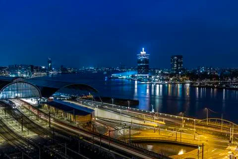Amsterdam train station  Stock-Fotos