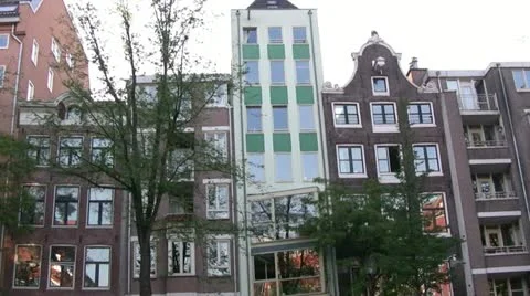 Amsterdam View From the Canal Stockbeeldmateriaal 14765649