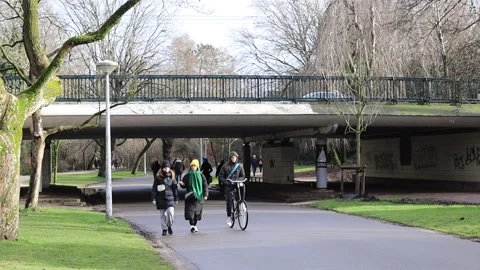 Amsterdam Vondelpark Stock Footage 232939615