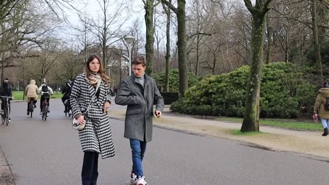 Amsterdam Vondelpark Stock Footage 232941096