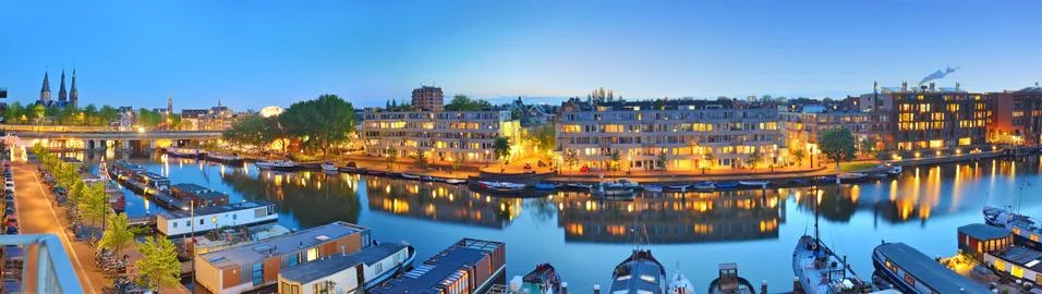 Amsterdam, westerdok Stock Photos