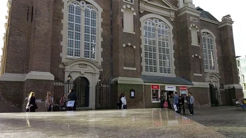 Amsterdam, Westerkerk panorama Stock-Footage 74480518
