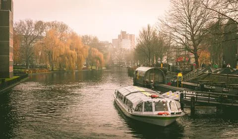 Amsterdam in Winter Stock Photos