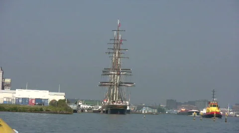 Amsterdamport2 Stock Footage 108312