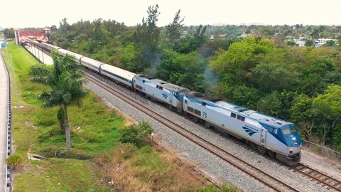 Amtrak Hollywood FL Vídeos de archivo 124569225