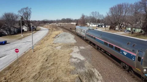 Amtrak Missouri River Runner Video stock 244918463