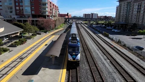 Amtrak Station Series - (2) - Getting On a Train Video stock 150194291