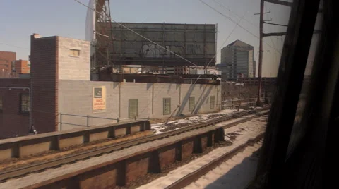 Amtrak Train arrive Wilmington, Deleware 스톡 동영상 50672990