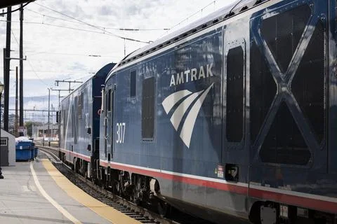 Amtrak Train Stock Photos