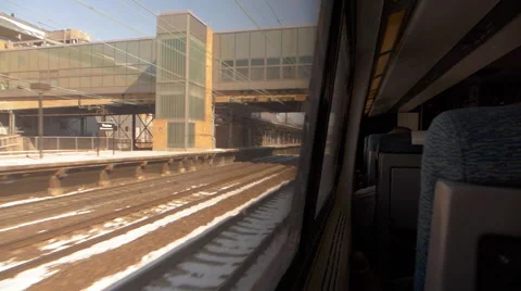 Amtrak Train train station, New Jersey Vídeo Stock 50671481