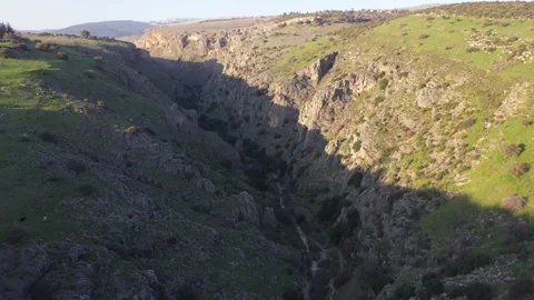 Amud stream that flows into the Sea of Galilee - Israel Stock Footage 233746403