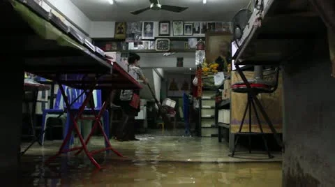 Amulet Market flood 9554 Stock Footage 20633082