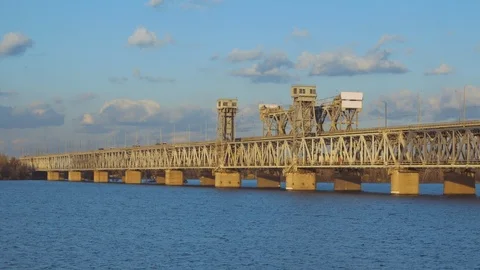 Amur Bridge 5 Stock Footage 119581152