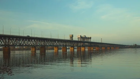 Amur Bridge Stock Footage 118382549