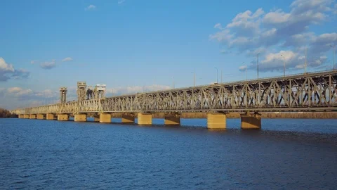 Amur Bridge4 Stock Footage 119580762