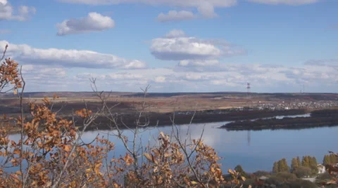 Amur skyline panoramic view Stock Footage 30705817