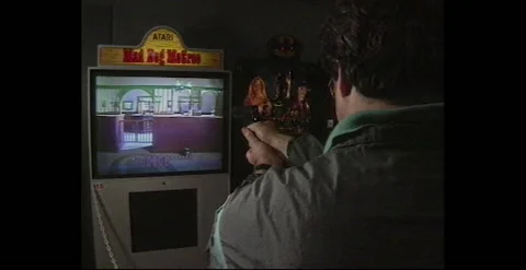 AMUSEMENT ARCADE (1990s) Stock Footage 239833116