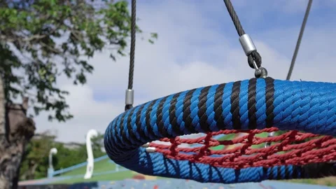 Amusement equipments in the park. Stock Footage 167953623