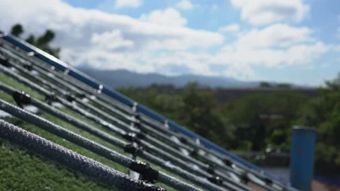 Amusement equipments in the park. Stock Footage 167954901
