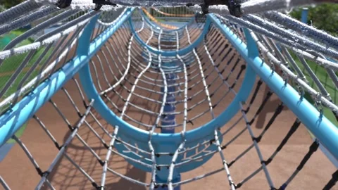 Amusement equipments in the park. Stock Footage 167955294