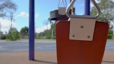 Amusement equipments in the park. Stock Footage 167955557