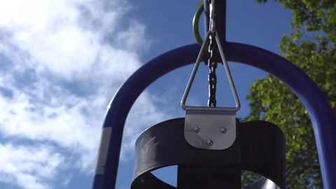 Amusement equipments in the park. Video stock 167956435