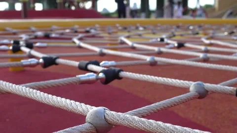 Amusement equipments in the park. Stock Footage 196176837