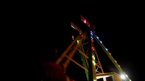 Amusement Park 1 Vídeo Stock 33654500