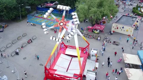 Amusement park 1 Stock Footage 155808457