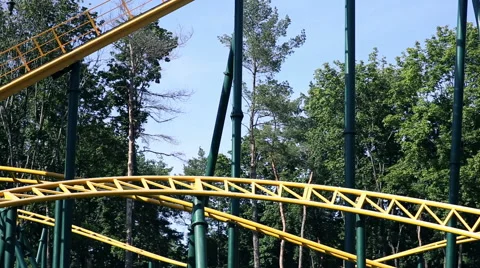 The amusement park carousel Stock Footage 48263250