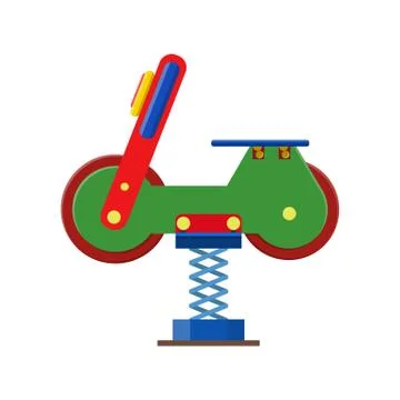 Amusement park facilities theme elements Ilustración de archivo