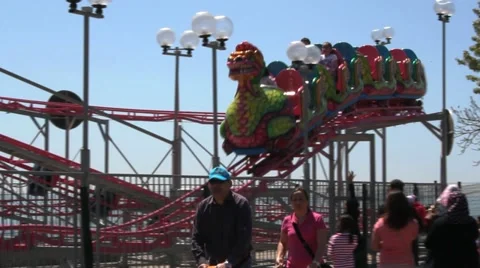 AMUSEMENT PARK Stock Footage 11137198