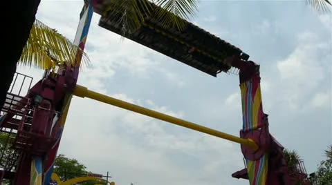 Amusement park Stock Footage 11236280