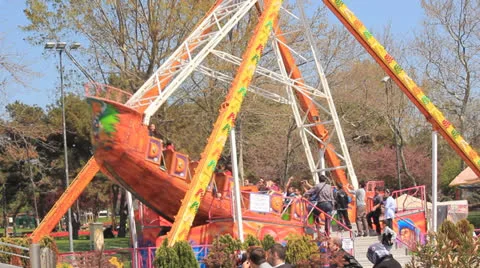 AMUSEMENT PARK Stock Footage 22571853