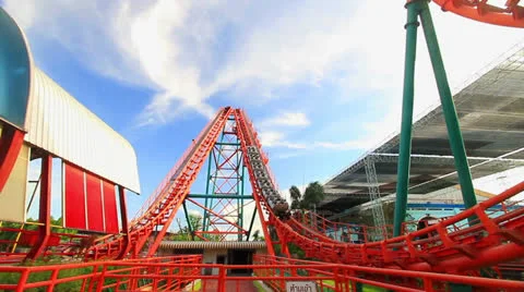 Amusement park Stock Footage 24941780