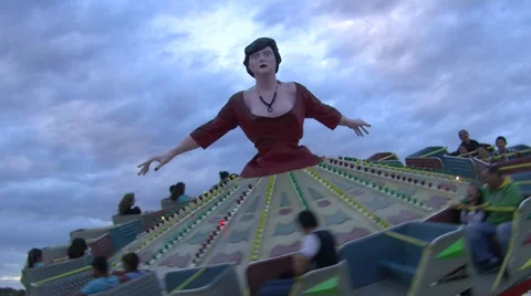 Amusement park Stock Footage 32677221