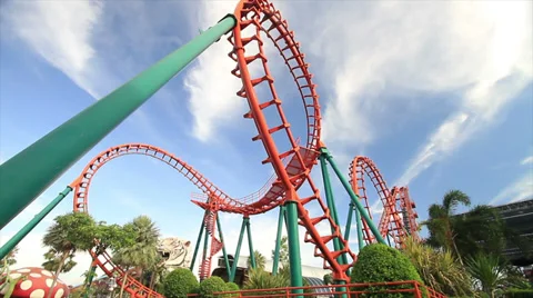 Amusement park Vídeo Stock 38170964