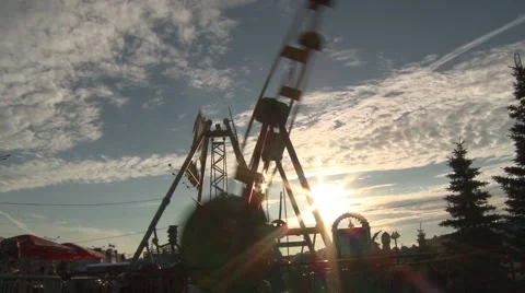 Amusement park Stock Footage 52778462