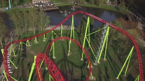 Amusement Park Vídeo Stock 63151079