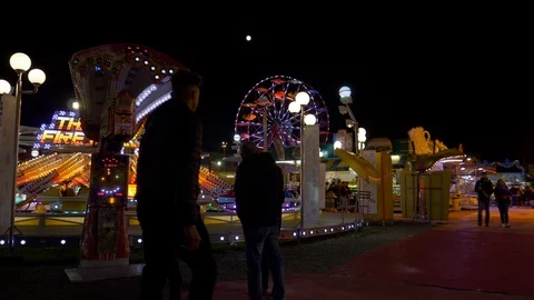 Amusement Park Stock Footage 111211002