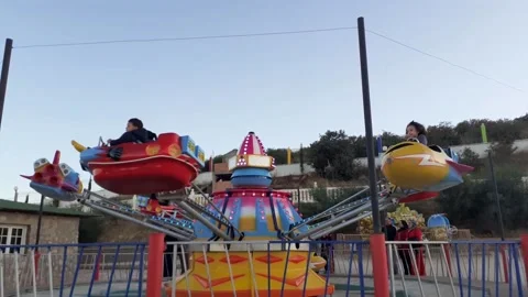 Amusement park Stock Footage 130345212