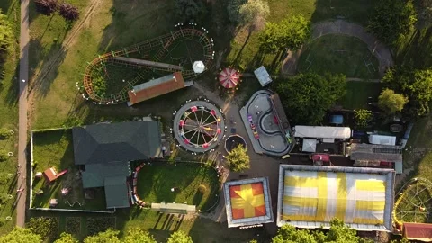 Amusement Park Stock Footage 135665146